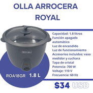 Olla arrocera royal de 1.8 litros - Img 55909120