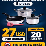 🔷 MAYORISTA | Juego de calderos EÓN de 5 piezas | Desde 20 juegos 🍲 - Img 58223977