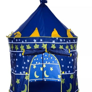 Lindo castillo portátil para los peques, es nuevo y de color azul. 53707521 - Img 112505246