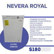⭕️ Nevera horizontal Royal 3.5 pies³ - Img 55913683