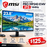 Monitor MSI Pro MP243 E14 IPS 144Hz 23.8" DP/HDMI $125 USD - Img 58233136