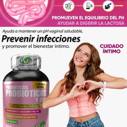 **Cápsulas de suplemento Prebióticos Probiotico y Zinc - Vaginales - 100u (2 al día)** - Img 56745956