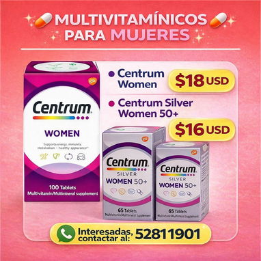 MultiVitamina d adulto y Centrum - Img 122256798