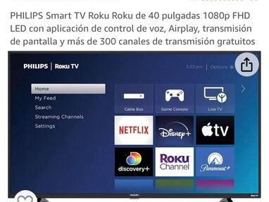 Smart tv Philips de 40” Nuevo en si caja a estrenar por usted - Img main-image