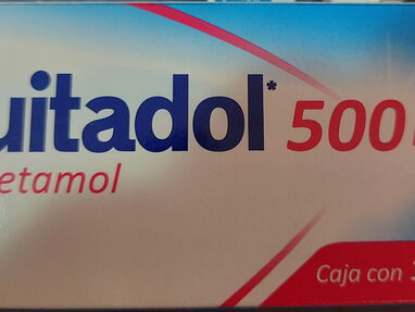 Paracetamol 500mg, Quitadol, 10 tabletas - Img 60128950