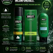 SET BRUT, COLONIA, ESPUMA DE AFEITAR Y AFTER SHAVE BALM 100ML - Img 54647156