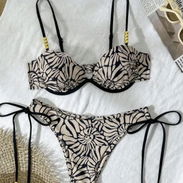 Bikini estampado negro - Img 55384103
