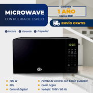 Microwave Con Puerta De Espejo Negro Eko - Img 56572676