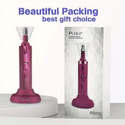Juego profesional de taladro eléctrico para uñas – Recargable por USB (Morado) - Img 56988214