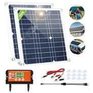 Kit de paneles solares y controlador - Img 58167309