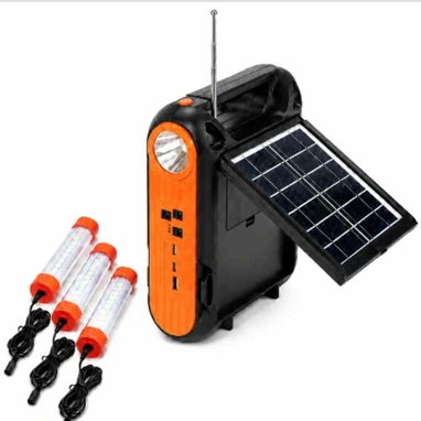 Radio con panel solar, linterna, bluetooth y lámpara led. 28 USD. - 2/2