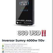 Inversor Sumry 4000W — 360 USD Sellado en caja 📦 Garantía - Img 58200365