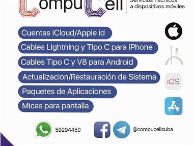Para tu Movil: Cables V8, Tipo C, iPhone, Apps, Cuentas iCloud, etc - Img 64115914