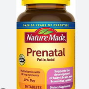 Vitaminas prenatales con Ácido fólico+ DHA (90 Cap) - Img 56224867