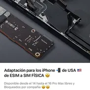 Adaptación para los IPhone de USA (ESIM a SIM Física) disponibles desde el iPhone 14 hasta el 16 Pro Max - Img 51059847