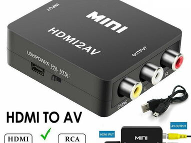 Adaptador HDMI RCA con alimentación - Img main-image