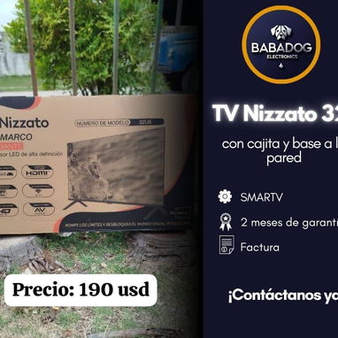 Tv Smart tv 32 Nizzato con cajita y base a la pared Precio:190 usd con mensajería - Img 121621378