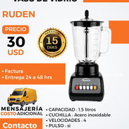 LICUADORA RUDEN. VASO DE CRISTAL. - Img 56705851