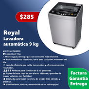 Lavadora automática 9kg Royal - Img 55854436