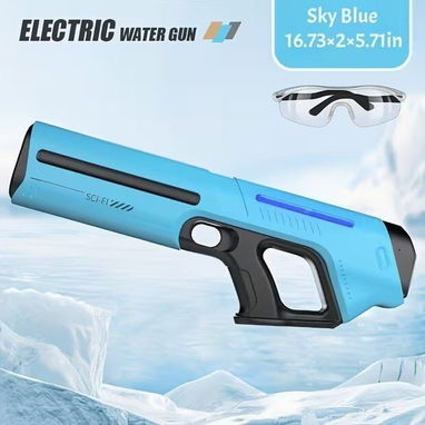 Juguete Pistola de Agua Eléctrica con Carga Automática y Luz LED 55 usd - 3/7