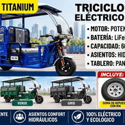 Triciclo X Ryder CON TECHO BATERIA DE LITIO 60 V/ 75 AH,MOTOR 1500 W. 120 KM AUTONOMÍA - Img 58421869