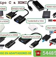 adaptador hdmi/adaptador vga/ adaptador displayport/adaptador rca / adaptador optico/ adaptador coaxial/ ada tipo c/ ada - Img 45784690
