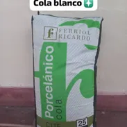 Cemento cola blanco 25kg - Img 55733786