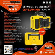⚡ 1000W ⚡ ESTACION DE ENERGÍA Q7 ADVANCED 1000W. MENSAJERÍA VON FACTURA Y GARANTÍA. TLF 54833699 - Img 51516476