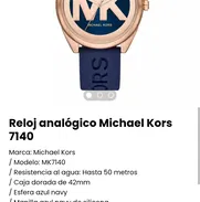 Reloj analógico Michael Kors 7140. Nuevo - Img 50165327