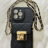 Funda para Iphone 17 PRO MAX , forro elegante, negro con Tarjetero . - Img 55452817