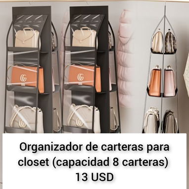 🧺Organizador Colgante – Para ropa, accesorios o zapatos – Varios compartimentos – Ideal para ahorrar espacio en - 2/2