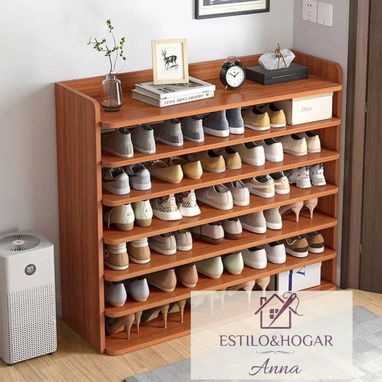 Zapatera de madera MDF de 7 niveles (EyH) - 2/3