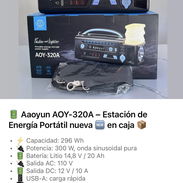 Aaoyun AOY-320A - Estación de Energía Portátil nueva NEW en caja - Img 58014639