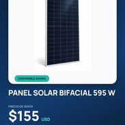 Panel solar  bifacial 595 W - Img 57752809