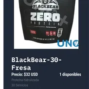 BlackBear 30 Galleta, Vainilla, Fresa - Img 55537023
