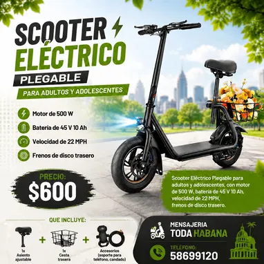 Bicicletass y Scooter Eléctrica Plegable - Img 125492423