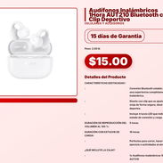 Audífonos Inalámbricos 1Hora AUT210 Bluetooth con Clip Deportivo . - Img 57555478