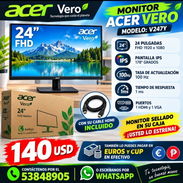 FHD/ACER VERO 24” / IPS 178 °/ 100Hz / 1ms /MONITOR SELLADO EN CAJA/ MODELO V247Y - Img 58027819