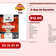 PINTURA ESMALTE SINTETICO COLOR BLANCO VPT-0219 - Img 56216274
