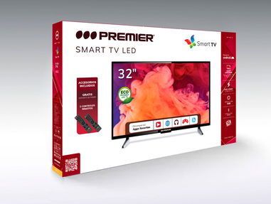 PREMIER  TV 32” HD SMART C/ DVB-T2, BT, SIN MARCO,WhatsApp 53750952 DOLBY, ANDROID 13 - Img 61856682