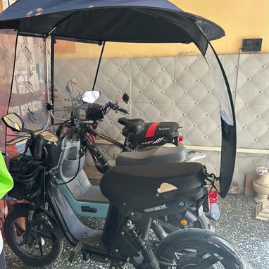 Toldo para Moto Azul Marino - 2/3