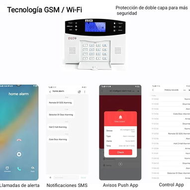 Sistema de Alarma Profesional D1D9 - Img 125696151