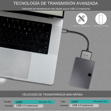 🔌 Cable Adaptador SATA a USB 3.0 Everiz 🌐 - Img 126073849
