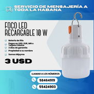 💡 FOCOS LED RECARGABLES POR USB! 💲 10W: 3 USD - Img 55773045