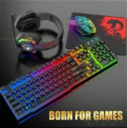 Teclado Y Mouse Con Cable Combo Gaming - Img 45949860