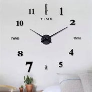 Reloj de pared 🧱 grande 3D 😁 efecto espejo 🪞 120 cm de diámetro - Img 56537130