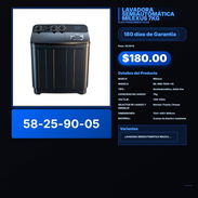 LAVADORA SEMIAUTOMÁTICA MILEXUS 7KG VPT -0308 - Img 57891688
