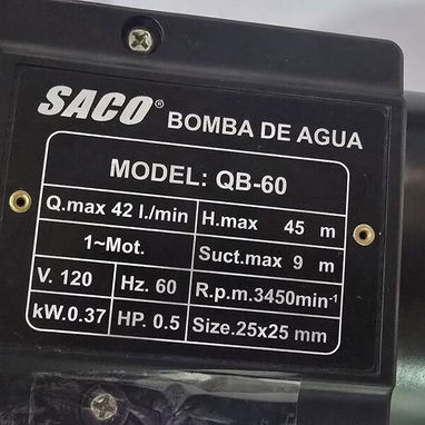 Bombas de agua de 1/2 caballo de fuerza - 2/3