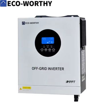 Inversor híbrido solar ECO-WORTHY de 5000 W, 48 V DG-120 V/220 V, inversor de potencia de onda sinusoidal pura, sistema - Img 123450863