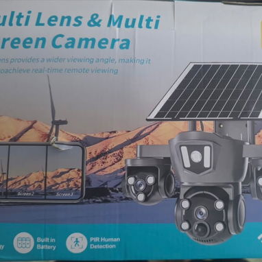 Cámara de seguridad solar 360°, 4G/LTE y Wifi ⚡ Tres cámaras en una con detección de movimiento y visión nocturna 🚀 - 7/7